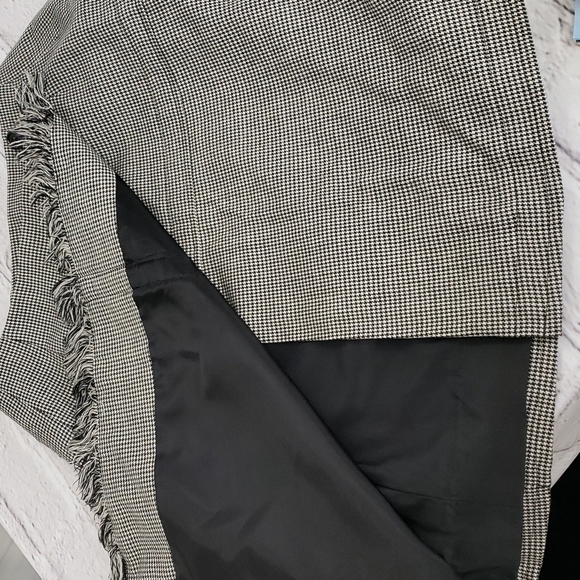 Harve Benard Collection Kilt 100% Wool Black & White Houndstooth 28" Waist EUC - Picture 7 of 11